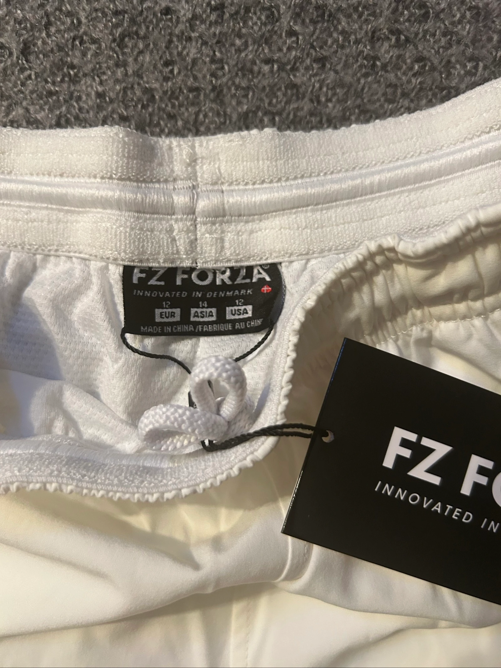 Witte badmintonshort Fz Forza maat 12 jaar – photo 2